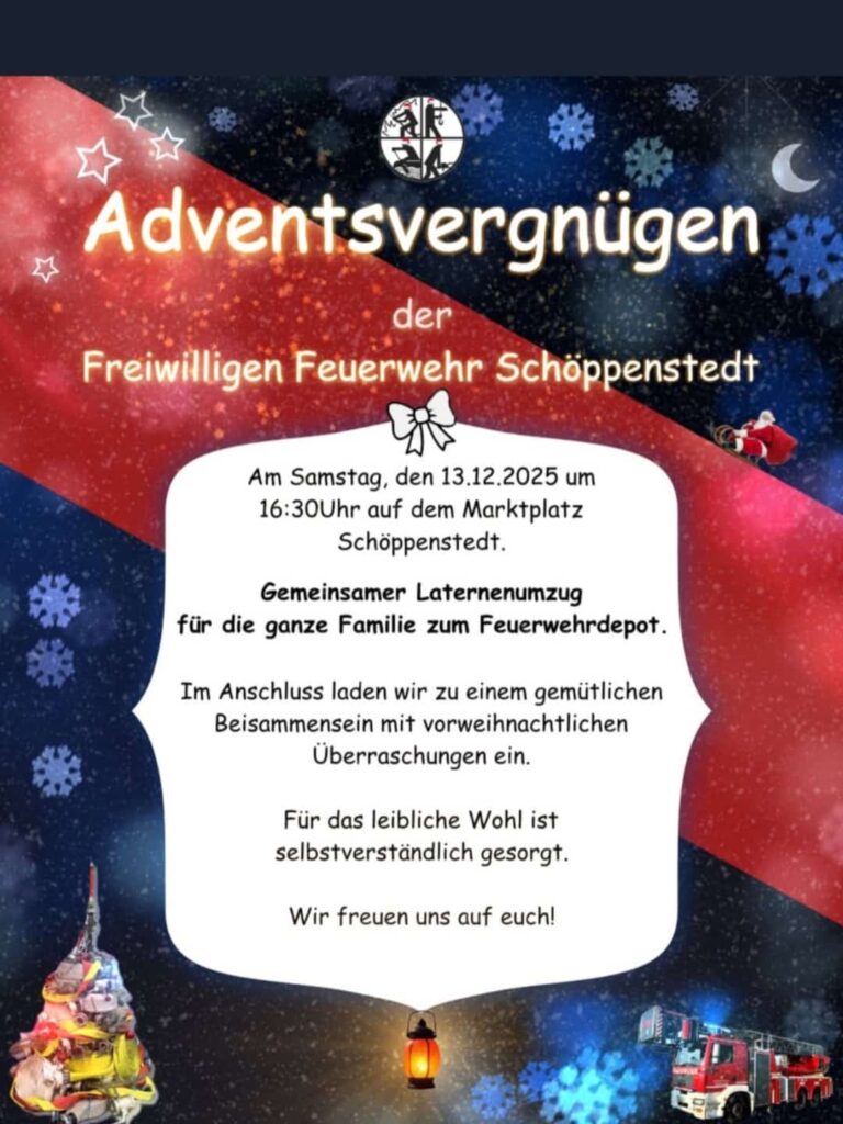 Adventsvergnügen der freiwilligen Feuerwehr Schöppenstedt