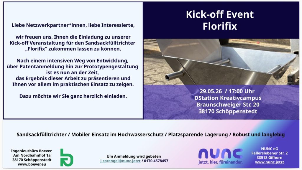 Kick-off Florifix Sandsackfülltrichter